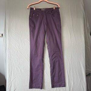 Nike Golf Womens Purple Straight Leg Pants Size 4 Sporty Casual Athletic